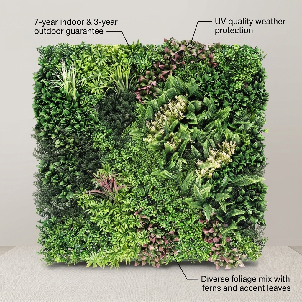 Large Botanical Garden Wall Panel 1m x 1m detail 5