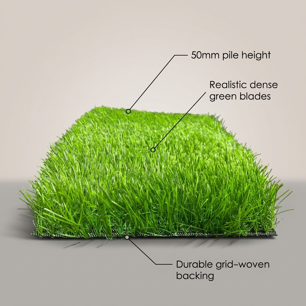 Super Grass MKG 50mm Turf detail 5
