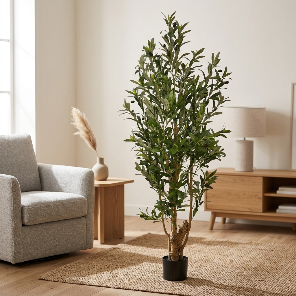 Deluxe Artificial Olive Tree 150cm detail 2