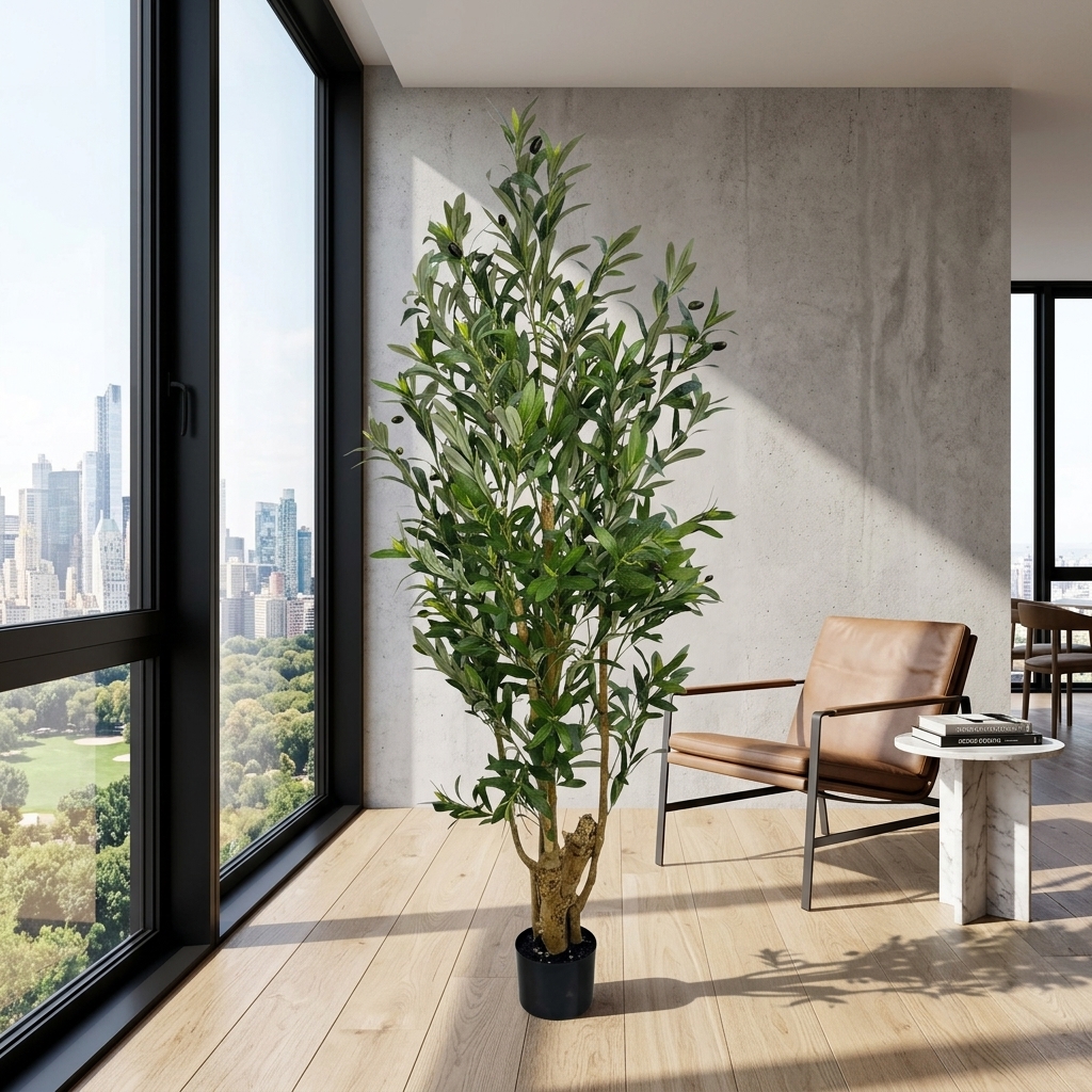 Deluxe Artificial Olive Tree 150cm detail 4