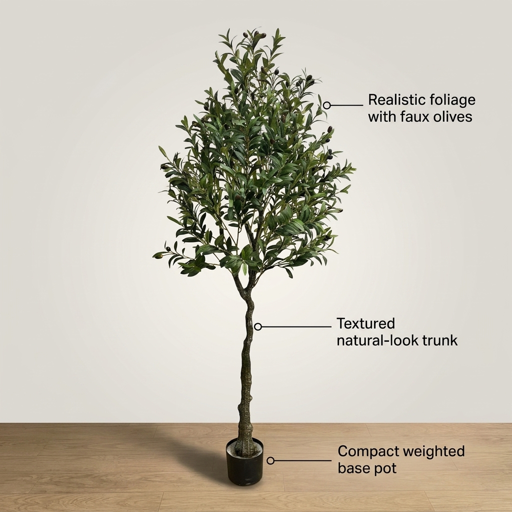 Artificial Olive Tree 150cm detail 5