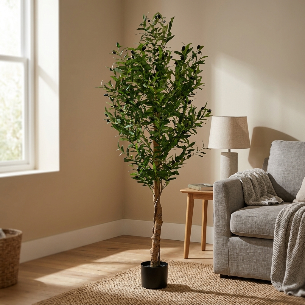 Artificial Olive Tree 160cm - Premium A detail 2