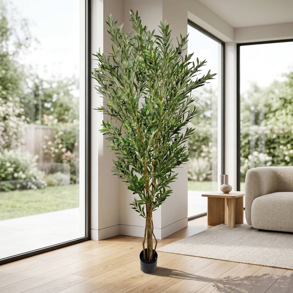 Classic Artificial Olive Tree 210cm detail 4