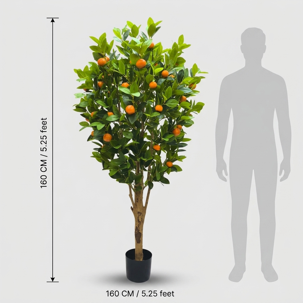 Artificial Orange Tree 160cm detail 3