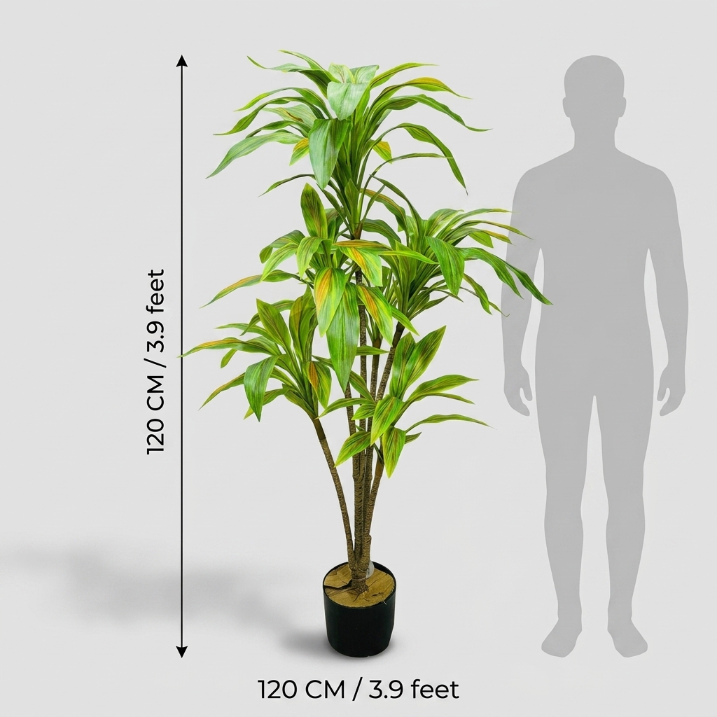 Dracaena Fragrans Artificial Plant 120cm detail 3