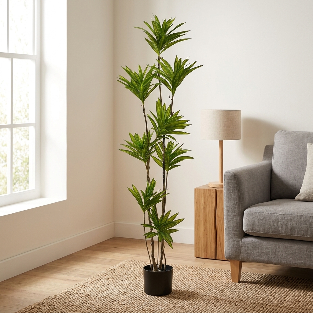 Artificial Dracaena Fragrans Plant 160cm detail 2