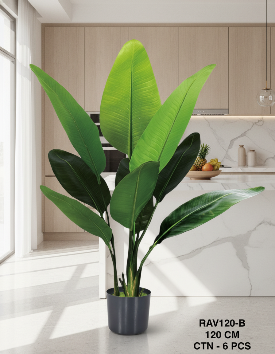 120cm Realistic Artificial Paradise Plant (Strelitzia Nicolai)