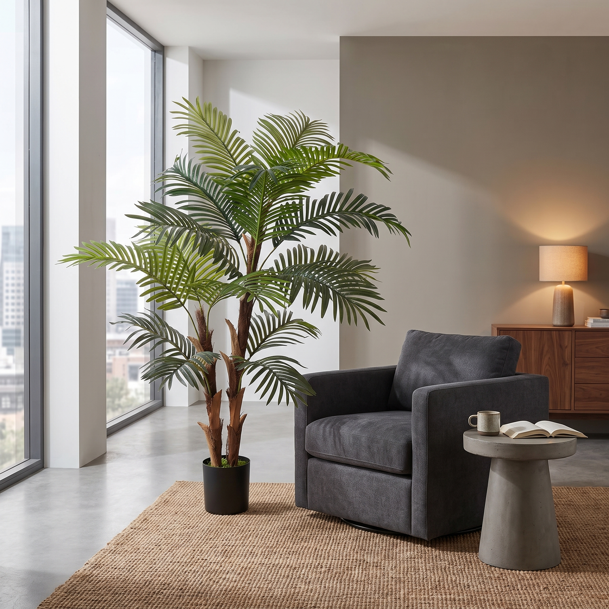 165cm Lifelike Artificial Palm Tree Fake Plant detail 4