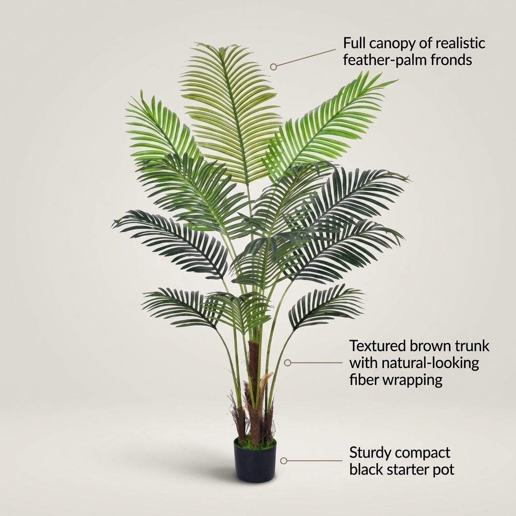 170cm Artificial Palm Trees Fake Plant detail 5