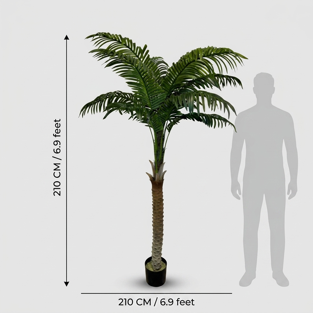 250cm Extra Tall Premium Artificial Palm Trees Fake Plant detail 3