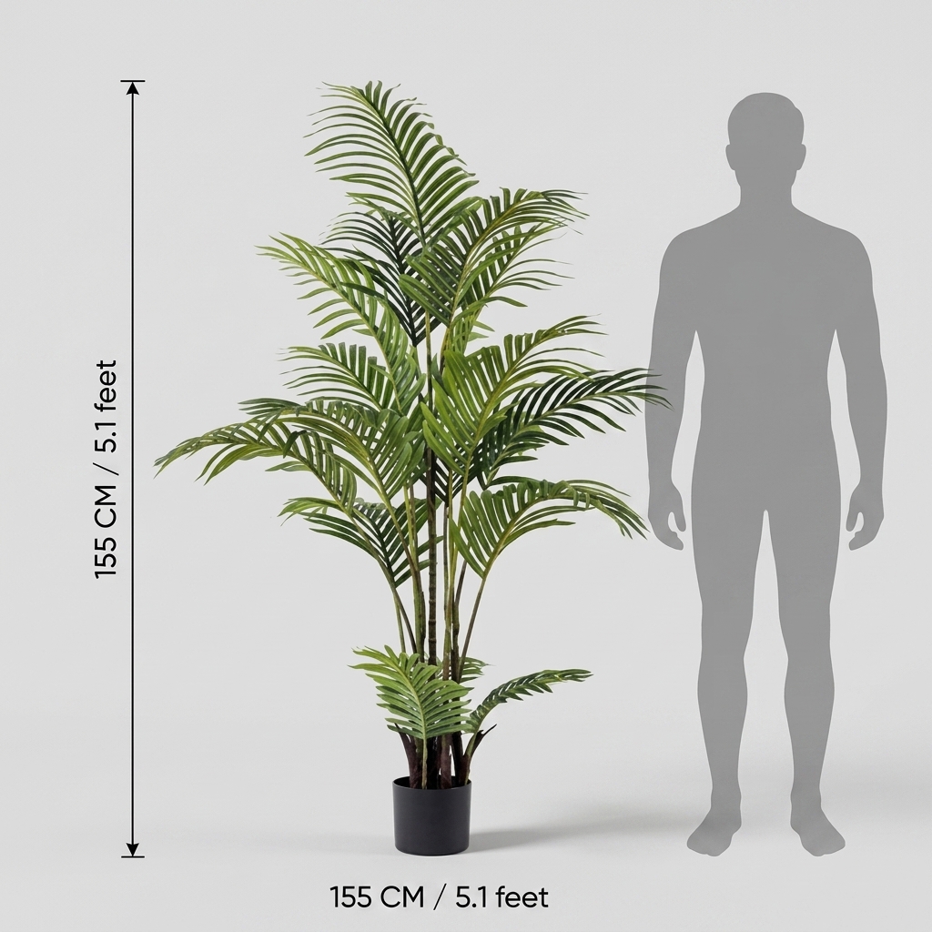 155cm Artificial Palm Trees Fake Plant Decor detail 3