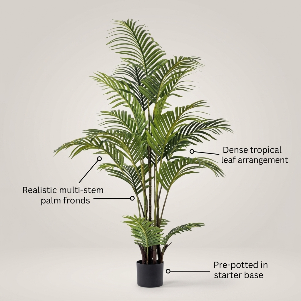 155cm Artificial Palm Trees Fake Plant Decor detail 5