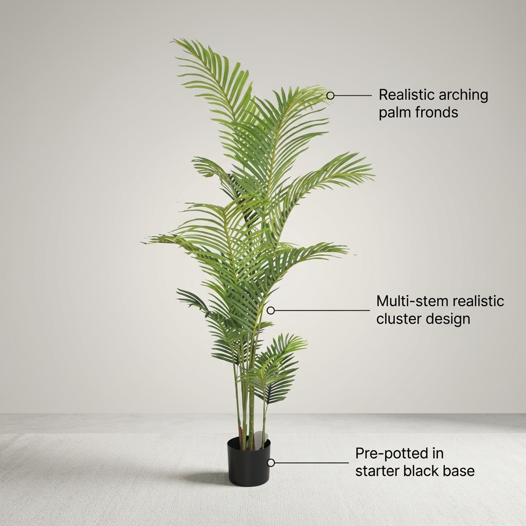 160cm Artificial Palm Tree Fake Plant Decor detail 5