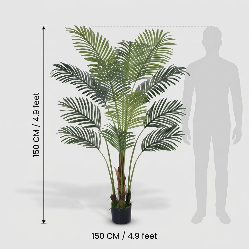 150cm Artificial Palm Trees Fake Plant detail 3