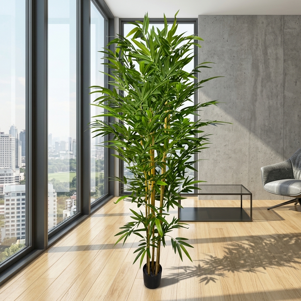 210cm Authentic Artificial Bamboo Tree Artificial Plant detail 5