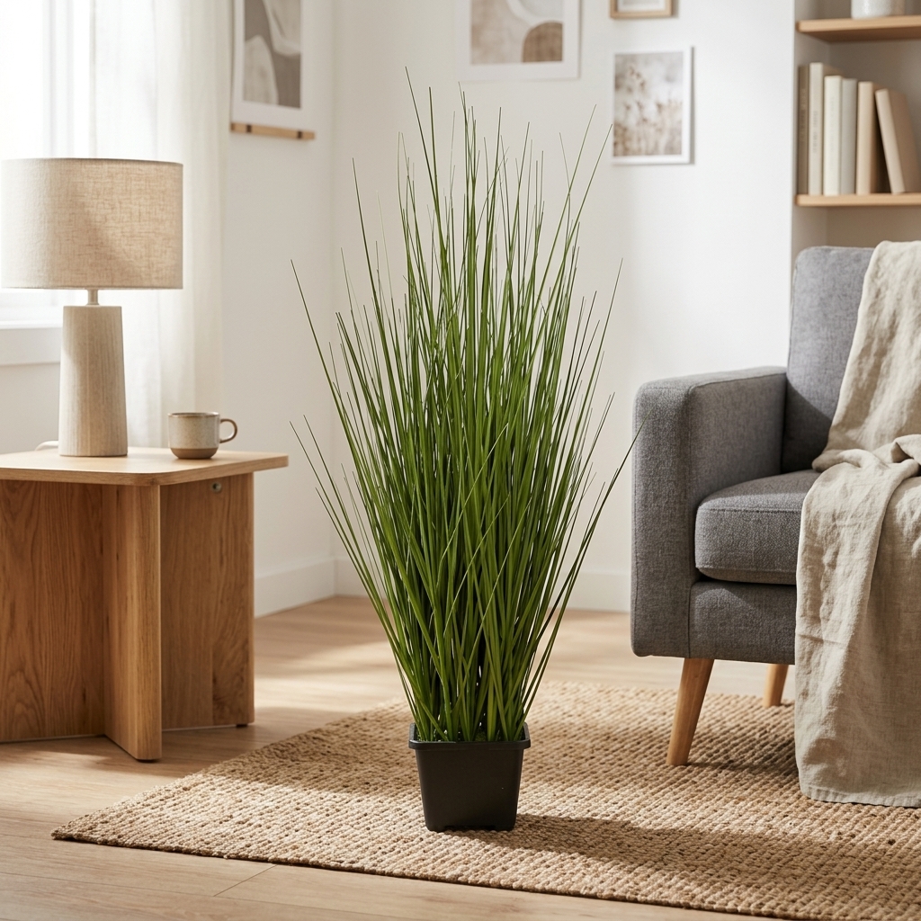 70cm Dense Artificial Grass Plant detail 2