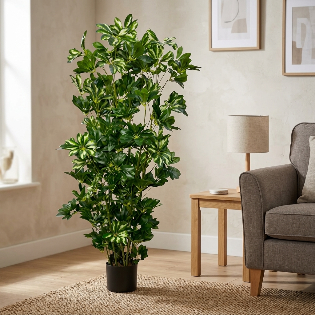 190cm Grand Artificial Schefflera detail 2