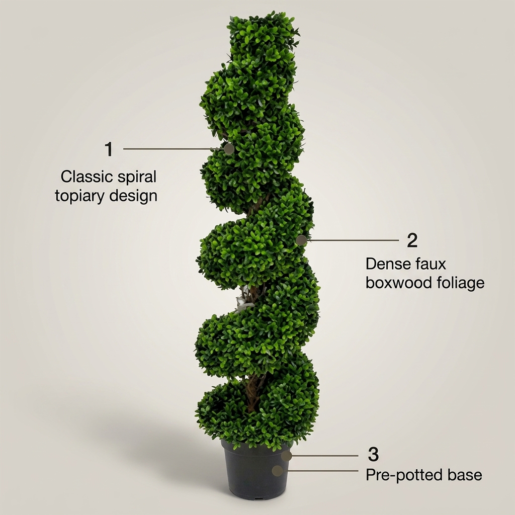 120cm Classic Artificial Bonsai Tree detail 4