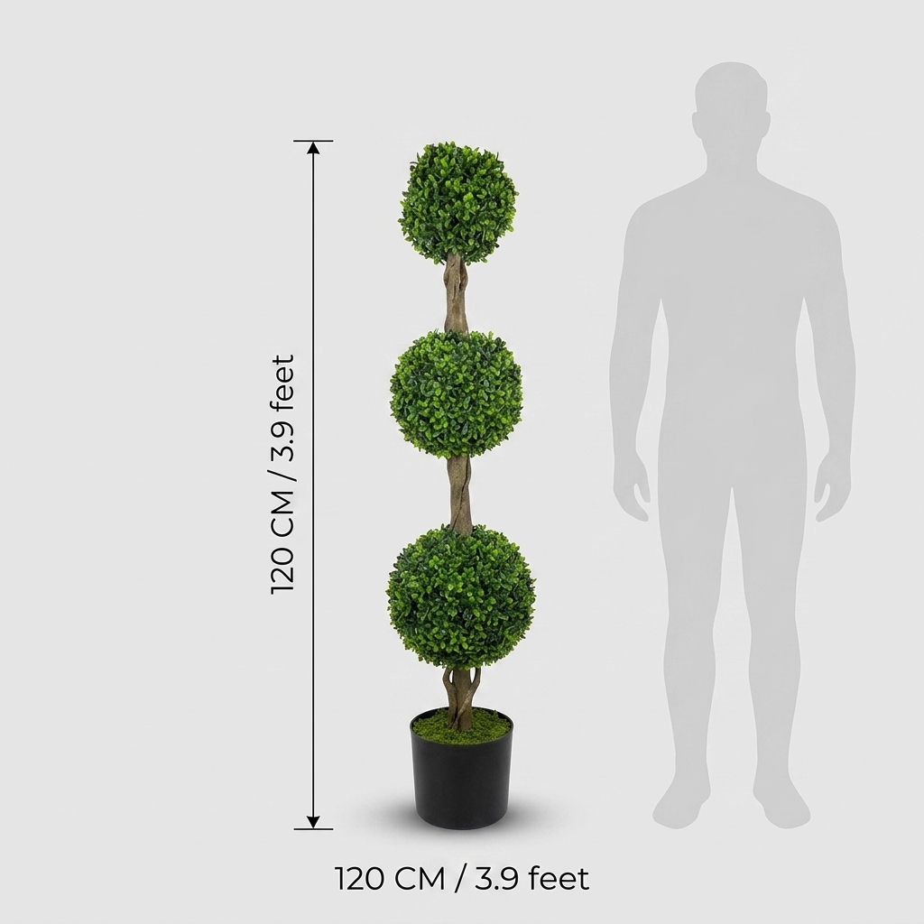 120cm Serene Artificial Bonsai Tree detail 3