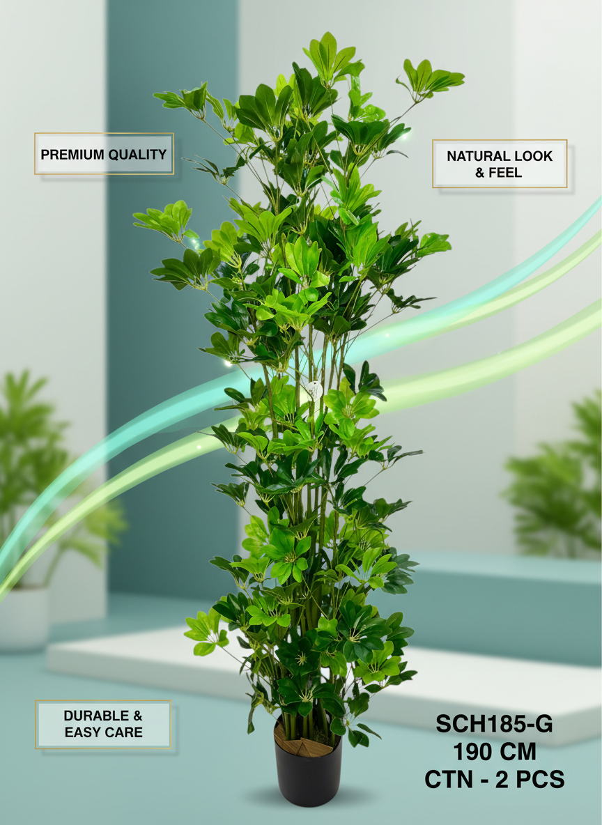 190cm Grand Artificial Schefflera